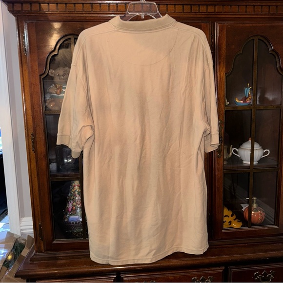 MENS IVEY CREW POLO SHIRT SIZE XXL YELLOW w LOGO L CHEST COMFORT GOLF CASUAL - Picture 5 of 5